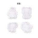 ◎4件組◎動物系列彈簧模/3D立體不規則造型餅乾壓印模具/糖花工具/翻糖塑料模具套裝-規格圖6