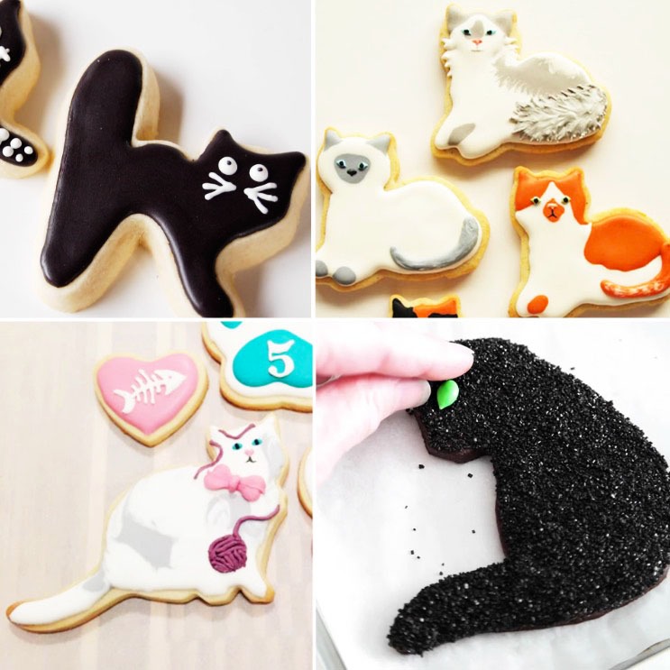 ▪5只組▪療癒系①喵咪不銹鋼餅乾切模/水果切模/翻糖模/烘焙模具/貓咪蔬菜切模-細節圖4