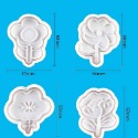 ◎4件組◎網紅花朵翻糖彈簧壓模/3D造型餅乾壓印模具/糖花工具/翻糖塑料模具套裝-規格圖7