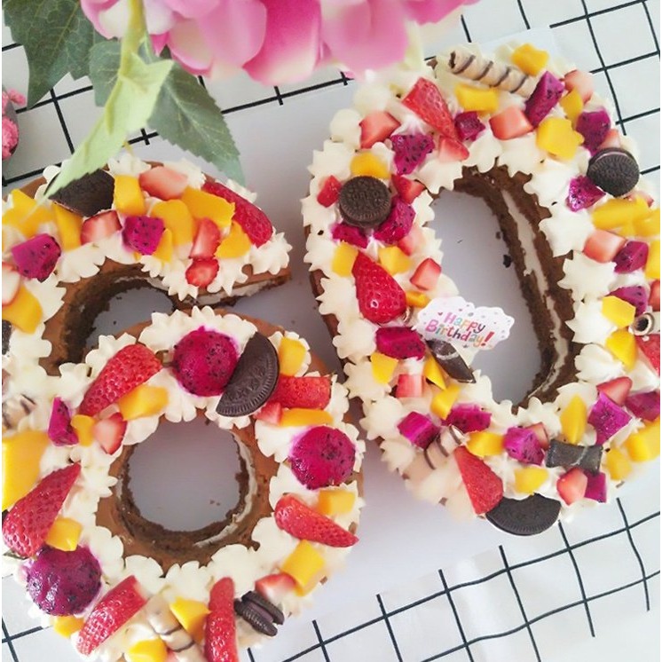 ◎4/6/8/10/12吋◎新款0~9數字蛋糕模板(9件套)/組合數字網紅生日蛋糕模具套裝胚-細節圖3