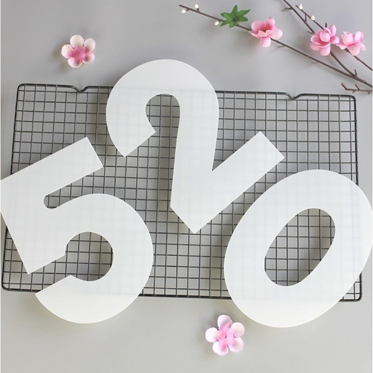 ◎4/6/8/10/12吋◎新款0~9數字蛋糕模板(9件套)/組合數字網紅生日蛋糕模具套裝胚-細節圖6