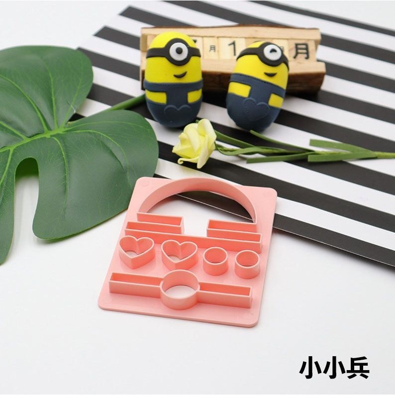 可愛卡通麵包饅頭動物輔食模具/塑料餅乾饅頭模具/橢圓花邊翻糖切模/DIY曲奇烘焙模具/創意餅乾套裝-細節圖6