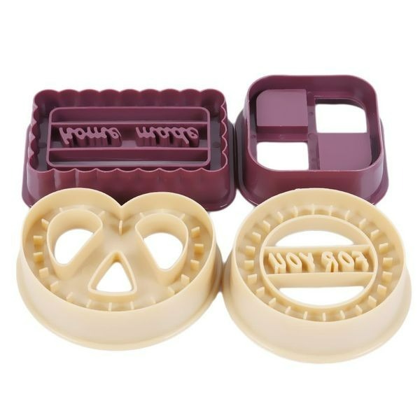 ◎4件組◎丹麥曲奇翻糖印模餅乾模按壓餅乾模具/餅乾模具套裝/造型塑料餅乾壓印切模-細節圖4