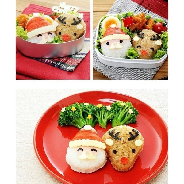 ◎創意聖誕節飯糰模具/兒童卡通造型便當DIY飯糰模/米飯壽司模/做飯工具/麵包模具/創意日式米飯壽司模-細節圖3
