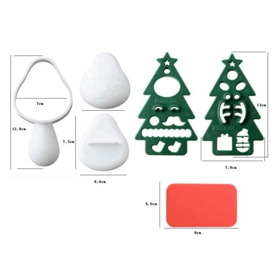 ◎創意聖誕節飯糰模具/兒童卡通造型便當DIY飯糰模/米飯壽司模/做飯工具/麵包模具/創意日式米飯壽司模-細節圖7