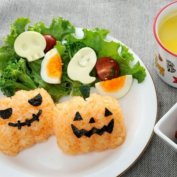 ◎萬聖節南瓜卡通飯糰模具/搞怪可愛飯糰模/米飯壽司模具DIY便當模具/做飯工具/麵包模具/壽司模◎萬聖節南瓜卡通飯糰模-細節圖2