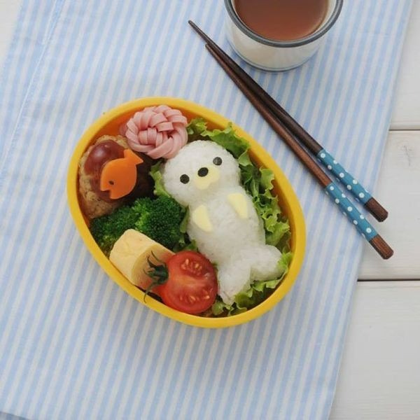 海豹便當模具套裝組合/兒童便當飯糰DIY模具/3D卡通可愛飯糰模/米飯壽司模-細節圖2