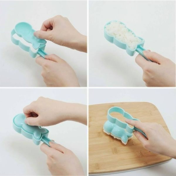 海豹便當模具套裝組合/兒童便當飯糰DIY模具/3D卡通可愛飯糰模/米飯壽司模-細節圖3