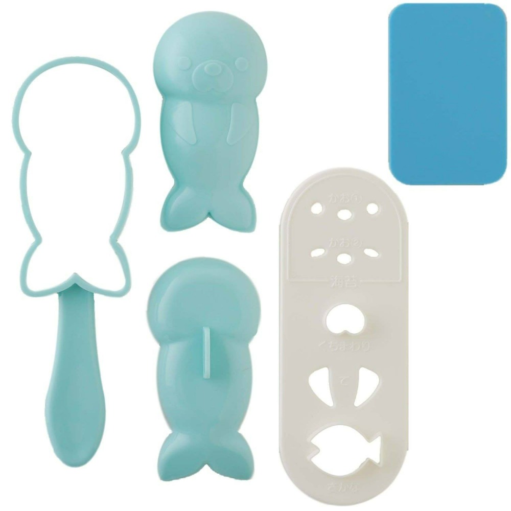 海豹便當模具套裝組合/兒童便當飯糰DIY模具/3D卡通可愛飯糰模/米飯壽司模-細節圖5