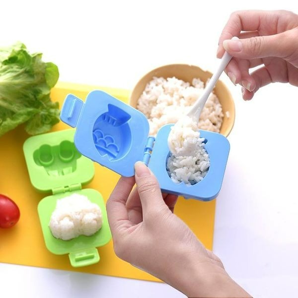 ▪小魚+汽車▪創意可愛DIY三明治雞蛋模具/3D卡通飯糰模/米飯壽司模具DIY便當模具冰皮月餅模具-細節圖5