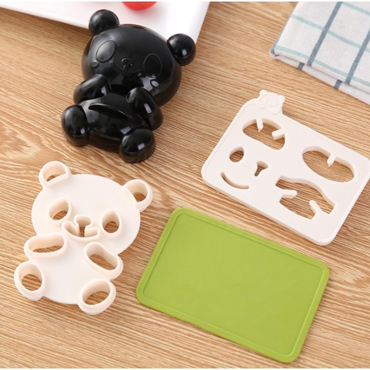 ◎超可愛DIY小熊貓飯糰模具/貓熊寶寶可愛飯糰模/米飯壽司模具DIY便當模具/做飯工具/麵包模具/壽司模-細節圖8