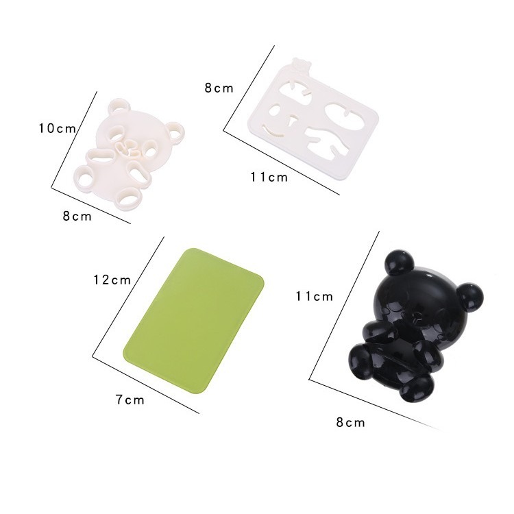 ◎超可愛DIY小熊貓飯糰模具/貓熊寶寶可愛飯糰模/米飯壽司模具DIY便當模具/做飯工具/麵包模具/壽司模-細節圖9