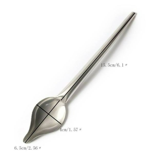 ◎小號/大號◎裱花裝飾漏勺/巧克力寫字勺/蛋糕製作工具/醬汁盤飾勺/漏勺/創意冷菜西餐寫字拉線勺-細節圖2