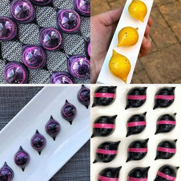 ◎21連◎檸檬形DIY巧克力模具/PC環保塑料硬模/手工巧克力模具-細節圖2