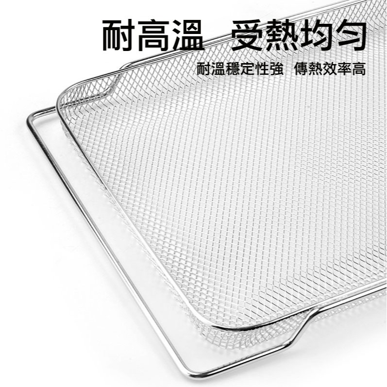 美國亞馬遜熱銷家用烘焙陶瓷塗層烤盤烤箱燒烤網架組/氣炸鍋配件/烤網烤盤套裝組-細節圖7