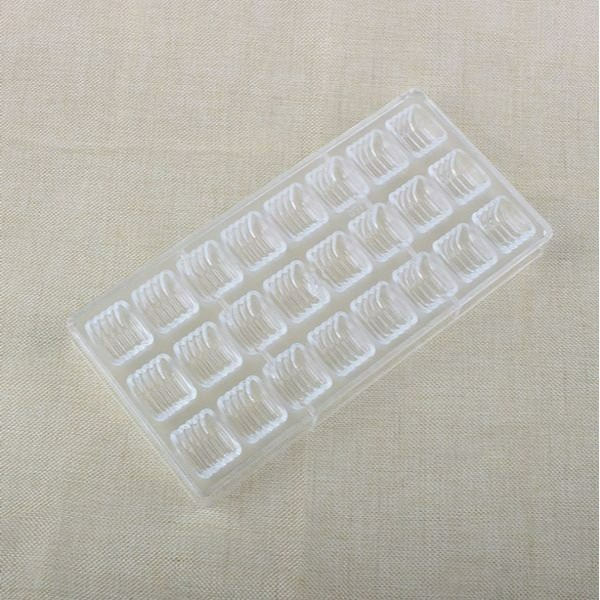 ◎24連立體圓柱波紋形◎DIY巧克力模具/PS環保塑料硬模/手工巧克力模具-細節圖2