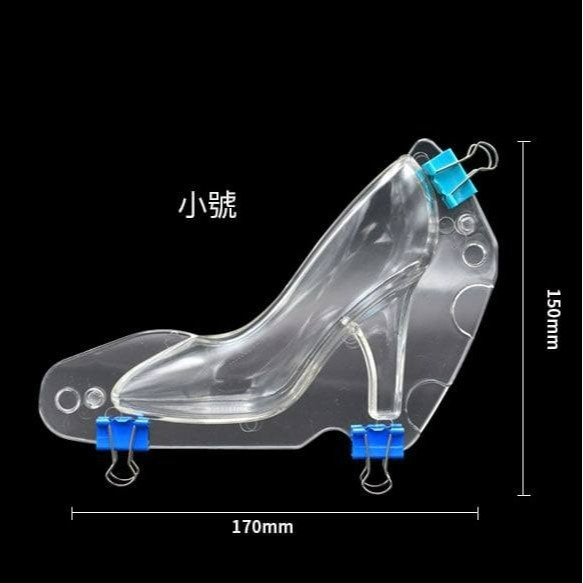 ◎3D立體女士高跟鞋DIY巧克力模具/PC環保塑料硬模/手工巧克力模具-細節圖9
