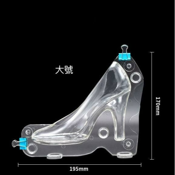 ◎3D立體女士高跟鞋DIY巧克力模具/PC環保塑料硬模/手工巧克力模具-細節圖10