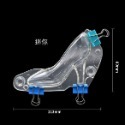 ◎3D立體女士高跟鞋DIY巧克力模具/PC環保塑料硬模/手工巧克力模具-規格圖1