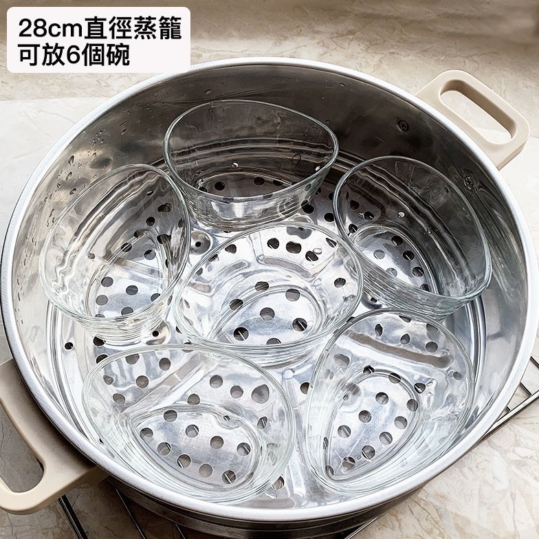 ◎200~300ml◎鋼化玻璃蒸蛋碗(附矽膠蓋)/蒸菜碗/微波烤箱耐高溫耐低溫透明碗/早餐雞蛋羹甜點玻璃碗-細節圖7