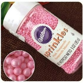 ▪2mm▪美國wilton 裝飾用彩色小圓珠(85g原裝瓶)/糖珠/珍珠糖-細節圖3