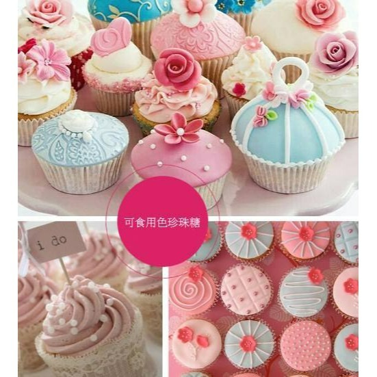 ▪6.5mm▪wilton可食用奶油裱花用糖珠(130g原裝瓶)/裝飾用金銀珠/糖珠/珍珠糖-細節圖8