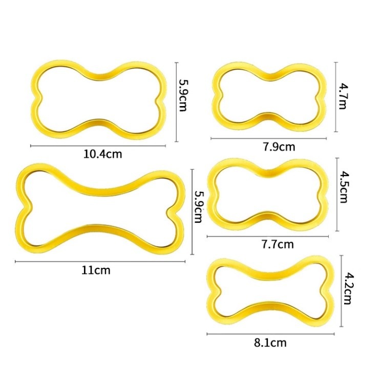 ◎5件組◎DIY骨頭翻糖印模餅乾模/蛋糕饅頭模具/餅乾模具套裝/造型塑料餅乾壓印切模-細節圖7