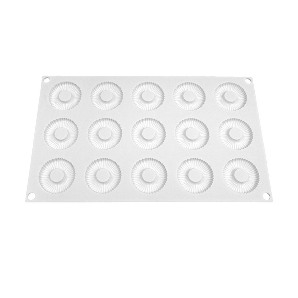 ◎2/6/15連◎法式密線環淋面矽膠蛋糕模/巧克力冰淇淋布丁慕斯模具/造型烘焙模具/蠟燭手工皂模-細節圖2