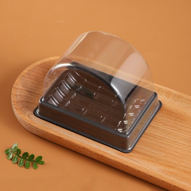 ◎小號◎單片式半圓式瑞士捲盒(10組or50組入)/虎皮卷盒/西點蛋糕盒/點心盒/麵包盒/蛋糕盒/吸塑包裝盒-細節圖6