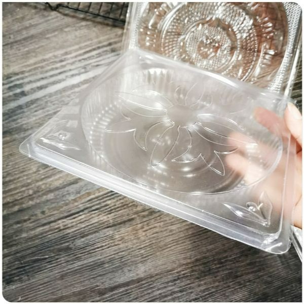 ◎500g/1斤裝◎連蓋加厚大餅盒子/吸塑透明內托盒/透明禮餅囍餅包裝盒/加大月餅年糕吸塑盒/班戟派塔千層塑料包裝盒-細節圖5