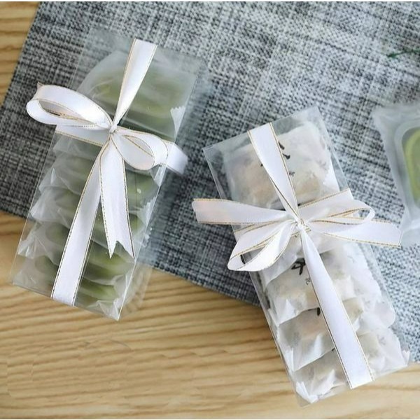 ▪5入▪PET雪花酥鳳梨酥綠豆糕長方形透明包裝盒/全透明水果茶禮盒/曲奇餅乾包裝盒-細節圖3