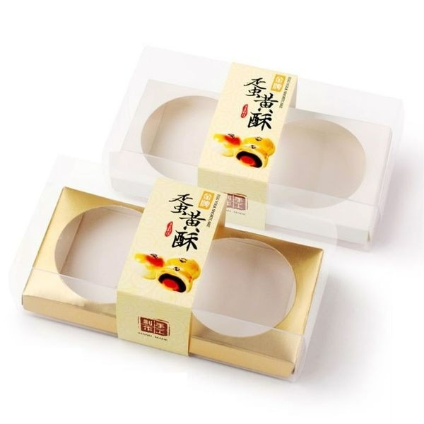 ▪5套入▪2/4/6粒裝蛋黃酥透明PET包裝盒/雪媚娘盒/月餅吸塑烘焙包裝盒-細節圖3