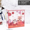 ◎5入◎新年系列加厚PET透明手提盒/禮品盒/聖誕老人雪橇麋鹿透明糖果包裝盒/牛軋糖餅乾盒/雪花酥包裝盒-規格圖8
