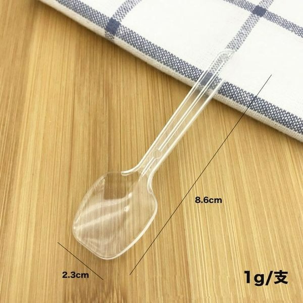 ◎10支組◎一次性塑料布丁勺/獨立包裝小湯勺/聖代勺/果凍布丁甜品冰淇淋勺/烘焙/派對-細節圖3