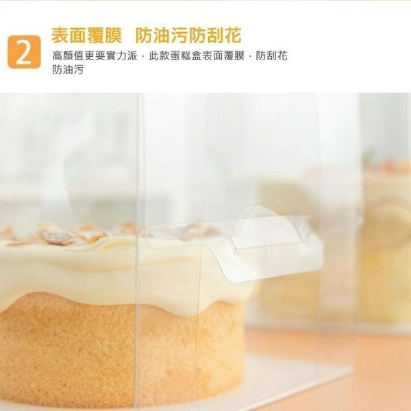▪5入▪3/4/5/6吋爆漿全透明PET手提盒/禮品盒/慕斯起司小西點迷你生日蛋糕包裝盒子-細節圖5