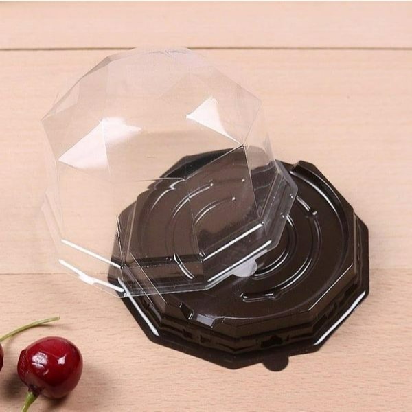 ◎95-125g◎雪媚娘多邊吸塑西點盒/月餅烘焙糕點盒/西點蛋糕盒/點心盒/麵包盒/甜甜圈蛋糕盒-細節圖3