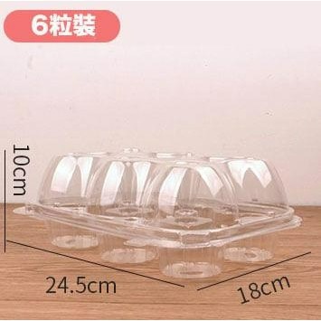 ◎5入◎2/4/6/12/24孔加厚紙杯蛋糕盒/吸塑西點盒/杯子蛋糕托盤/馬芬蛋糕盒西點盒/冰淇淋塑料包裝盒-細節圖9