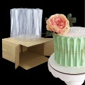 3D透明塑料摺紙慕斯蛋糕圍邊模具/DIY烘焙印花模Cake stencil-規格圖7