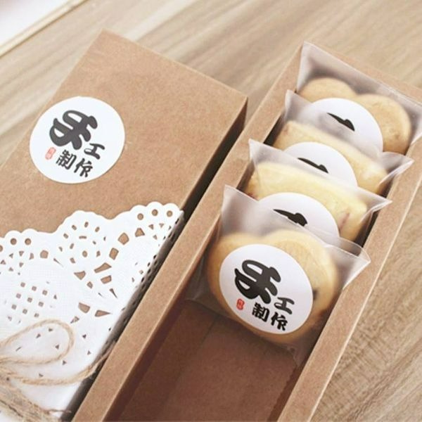 ▪3張/共36枚入▪圓形＂手工制作＂封口貼/餅乾袋裝飾貼/包裝盒封口貼/禮物貼紙/月餅貼/布丁瓶裝飾貼紙-細節圖4
