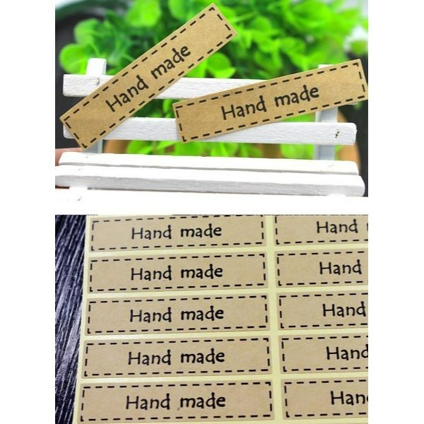 (2張入/共32枚)Hand made牛皮紙封口貼-細節圖3