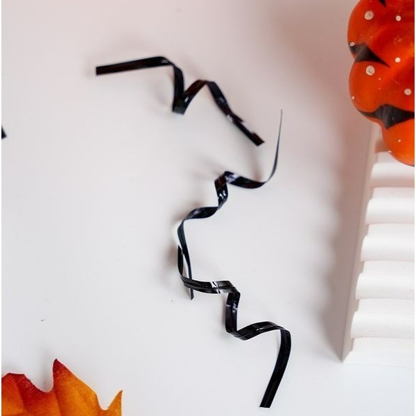 ◎約100根入/包◎萬聖節黑色塑料包裝紮絲線/扎絲繩/封口鐵絲綁繩-細節圖3