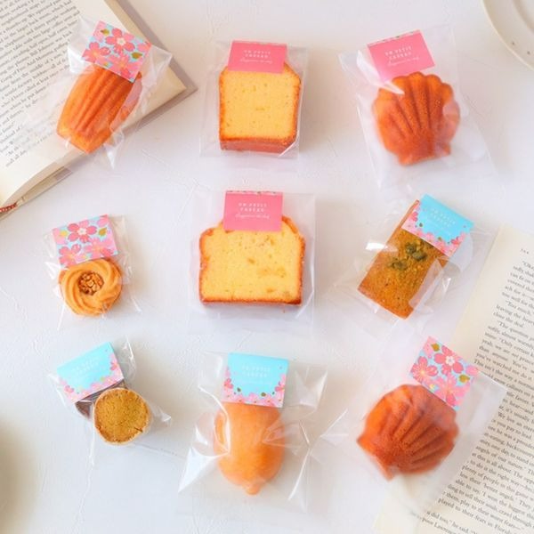 ▪3張/共27枚▪日系燙金長條花朵包裝袋封口貼紙/禮品盒袋包裝裝飾貼紙/烘焙包裝貼/禮盒貼/烘焙包裝盒封口貼/手賬貼-細節圖3