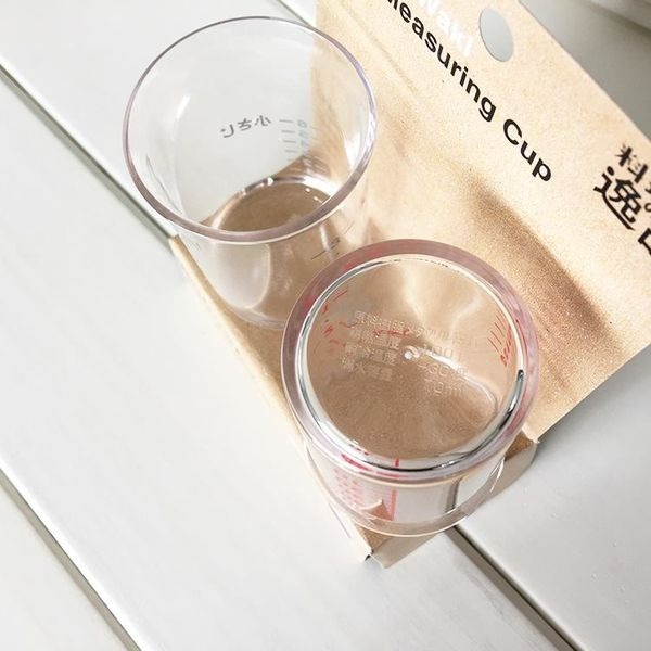 ▪2入▪日本KM樹脂50ml量杯/烘焙廚房料理小量杯/塑料刻度量杯量筒/液體測量工具-細節圖4