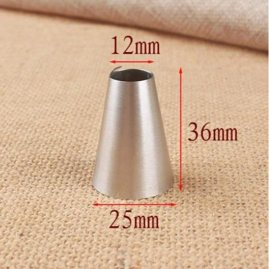 222# 壽桃奶油裱花嘴(中號)/304不銹鋼桃子焊接內外拋光裱花工具-細節圖3