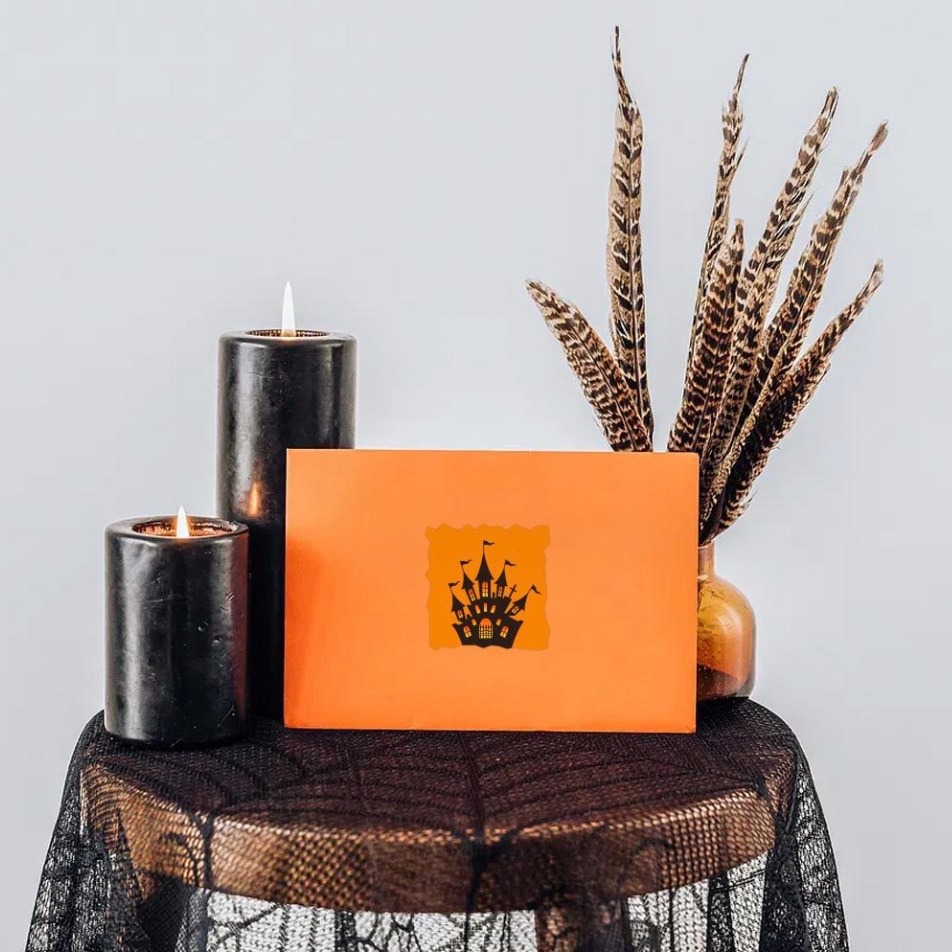 ◎3張/共42枚◎萬聖節幽靈封口貼紙/烘焙禮盒包裝貼/餅乾袋貼紙/烘焙包裝盒封口裝飾貼紙-細節圖5