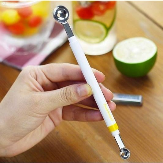 小號雙頭果蔬挖球器/水果挖球刀/創意果盤工具/挖勺-細節圖2