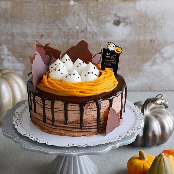 ◎混裝20片◎萬聖節南瓜幽靈蝙蝠城堡款裝飾禮物插籤/插牌紙卡/烘焙裝飾/萬聖節裝飾吊牌/杯子蛋糕插牌-細節圖4