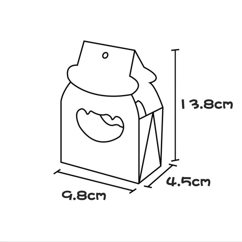 ◎5入◎創意可愛萬聖節南瓜貓咪派對包裝紙盒/糖果包裝餅乾盒/鳳梨酥雪Q餅泡芙包裝禮物盒-細節圖5
