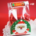 ◎20套入◎聖誕節彩色底托糖果包裝套裝(附透明opp袋)/麋鹿薑聖誕老公公卡通餅乾零食盒/兒童伴手禮包裝袋-規格圖7