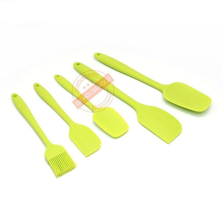 ✭美國亞馬遜熱銷✭五件套食品級矽膠不銹鋼奶油刮刀抹刀鏟刀/麵糊攪拌刀-細節圖3